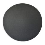 Silicon carbide 8-inch sanding disc with plain back and no hole for precision surface finishing