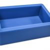 Cold Mounting Mold in silicone rubber rectangular design for precise, bubble-free sample mounting.
