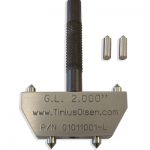 Combination Gauge Punch with dual-sided design, 1″ on one side and 2″ on the other, for precise and durable performance.