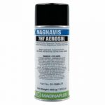 Magnavis 7HF BK Visible Particle Spray 16oz aerosol for wet method NDT, providing fast and visible flaw detection on magnetized parts.