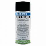 Magnavis WCP-2 White Contrast Paint 16oz aerosol for enhancing magnetic particle indications during NDT testing.
