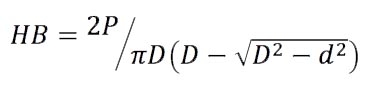 ATTACHMENT DETAILS brinell-equation.jpg December 30, 202014 KB 370 by 87 pixels Edit Image Delete permanently Alt Text Describe the purpose of the image(opens in a new tab). Leave empty if the image is purely decorative.Title brinell equation Capt